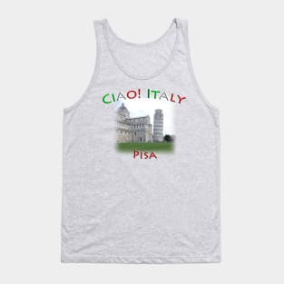 Ciao! Italy Leaning tower of Pisa Tank Top